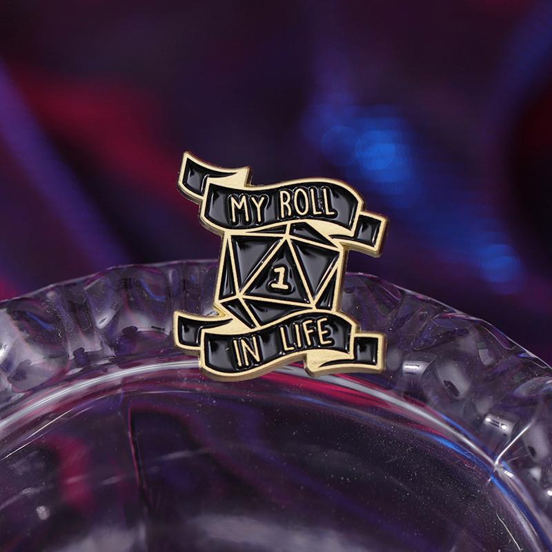 Colorful And Creative My Life Alloy Brooch Cartoon Letter Design For All Occasions