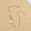 Popular Round Bead Virgin Mary Unisex Pendant Bracelet with Cross Charm - Light Luxury Jewelry