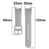 20mm Watchstrap Band For Samsung Galaxy Watch 6 5 4 40mm 44mm classic 47mm 43mm Strap Bracelet Silicone Wristband Plastic buckle