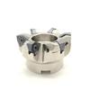 MFWN90 High-Speed Hexagonal Heavy Cutting Milling Cutter with Double-Sided Insert, Morse Taper 4 Turret R8
