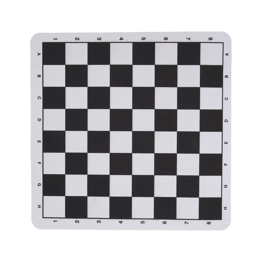 PU Leather Chess Board 24x23.6cm Tear Resistance Washable Portable International Chess Mouse Pad