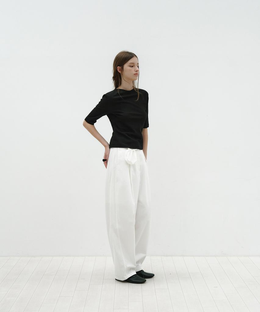 Loutaideu Detachable Pocket Balloon Pants [White]