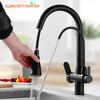 ALENARTWATER Kitchen Pure Water Sink Faucet , 360 Rotation Filter Tap , Outlet Spout Pull Out Mixer Taps , Torneira
