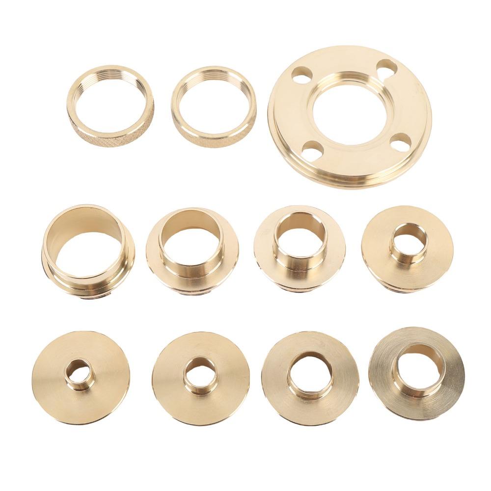 11 Pcs Premium Router Guide Kit Brass Router Bushing Guide Set Router Template Guide Woodworking