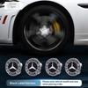 4 pieces 75mm suitable for Mercedes Benz W204 W205 AMG E210 E214 W222 magnetic levitation LED lighting hub cap lights SP3