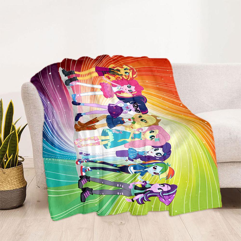 1pc Little Pony Friendship blanket Soft and Warm for Sofa Office Camping Travel Livingroom Great Gift for Friends and Family Comfortable