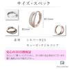 PACARON earrings ladies hoop earrings skin-friendly ring woman silver pink gold Valentine present anniversary (Silver)