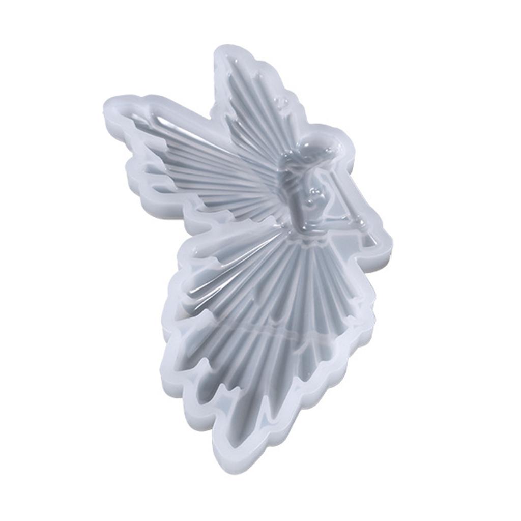 

Девушка с флейтой, ангелом, зеркалом, блестящая силиконовая форма, сделай сам, форма для кристаллов из эпоксидной смолы 1