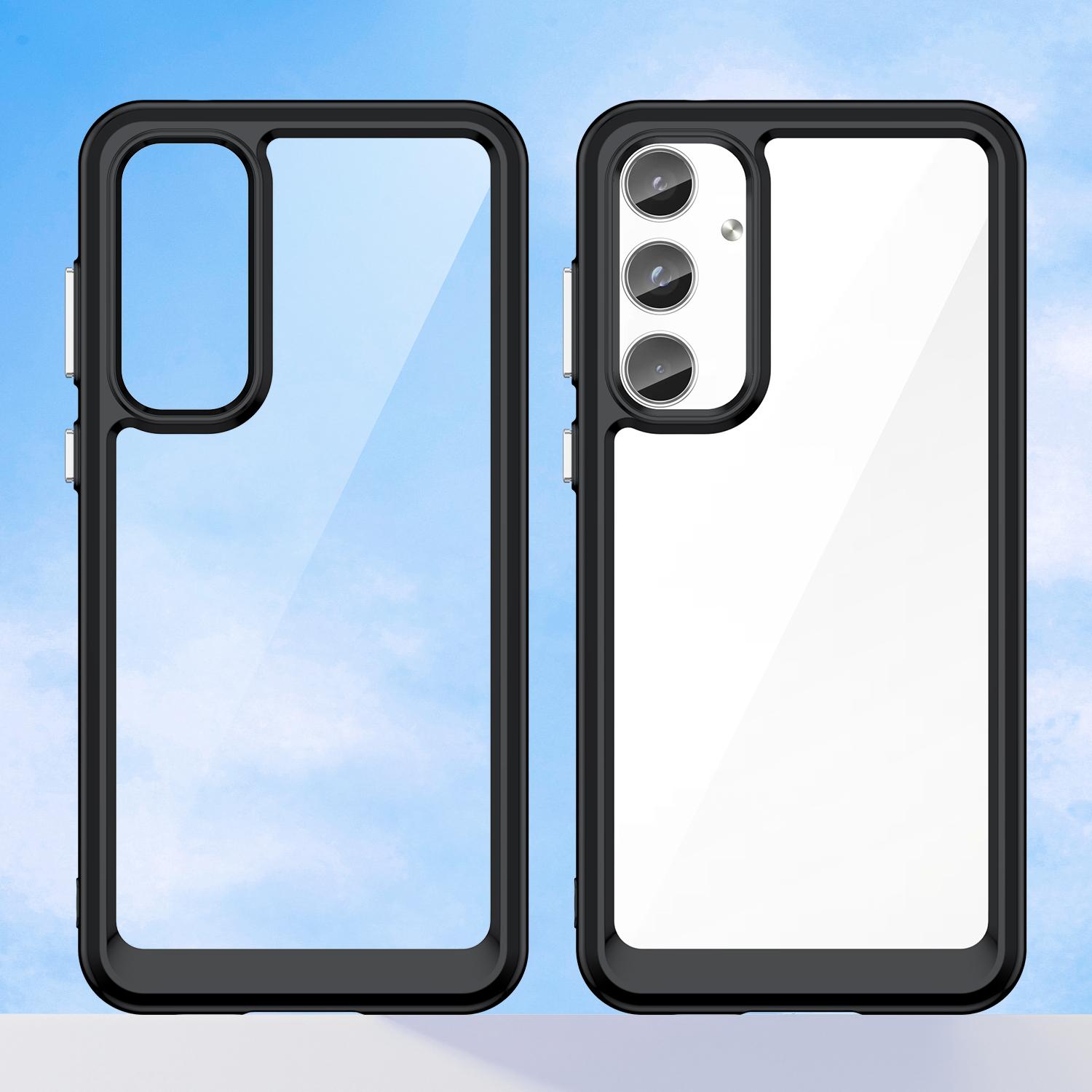 

For Samsung Galaxy A55 5G Clear Back Phone Case Shockproof,Drop Proof Transparent