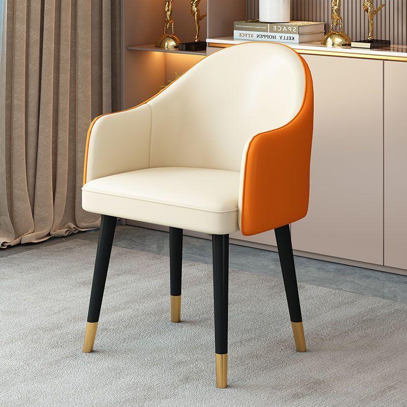 Dining Chair Household Commercial Light Luxury Hotel Restaurant Chair Modern Simple Dining Table Negotiation Back