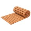 Wooden Garden Pathway, 12 Ft L X 17 In W, Non-Slip Straight Garden Walkway, Roll Out Cedar Outdoor Walkway Path with Wire Rope Connection, Decorative