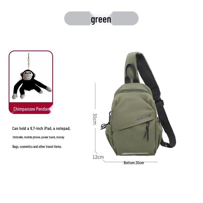 Unisex Lightweight Crossbody Chest Bag for Cycling, Hiking, and Sports