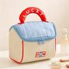 Large Capacity House Shaped Cosmetic Bag Portable Handheld Storage Bag