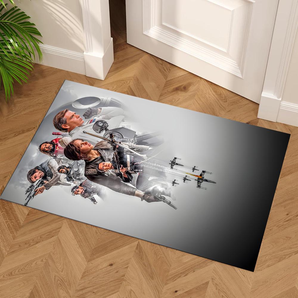 Star Wars Carpet Suitable for Outdoor Kitchen Living Rooms Entryway Antislip Carpet Office Home Decor Wedding Party Gift