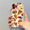 Case for iPhone 17 Pro Max Air 14 Plus 7 8 XS Max 13 Pro XR 16 11 12 Mini 15 Soft Phone Cover Gourmet Burger