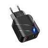 Dual USB Qc3.0 2.1a Multi Port Fast Charging Mobile Phone Charger Dual Port American Standard European Standard Fast Charging