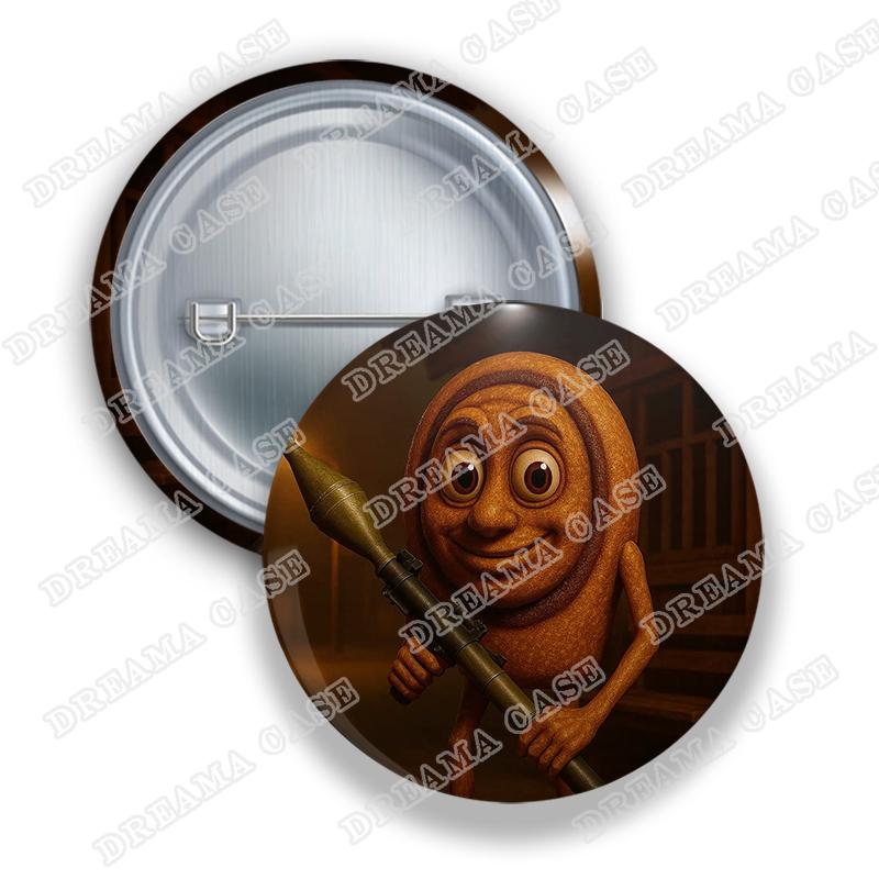

Горячие итальянские значки Brainrot Ai Animals Meme для аксессуаров Tralalero Tralala Tung Sahur Button Brooch Pins Fans Friends Gifts