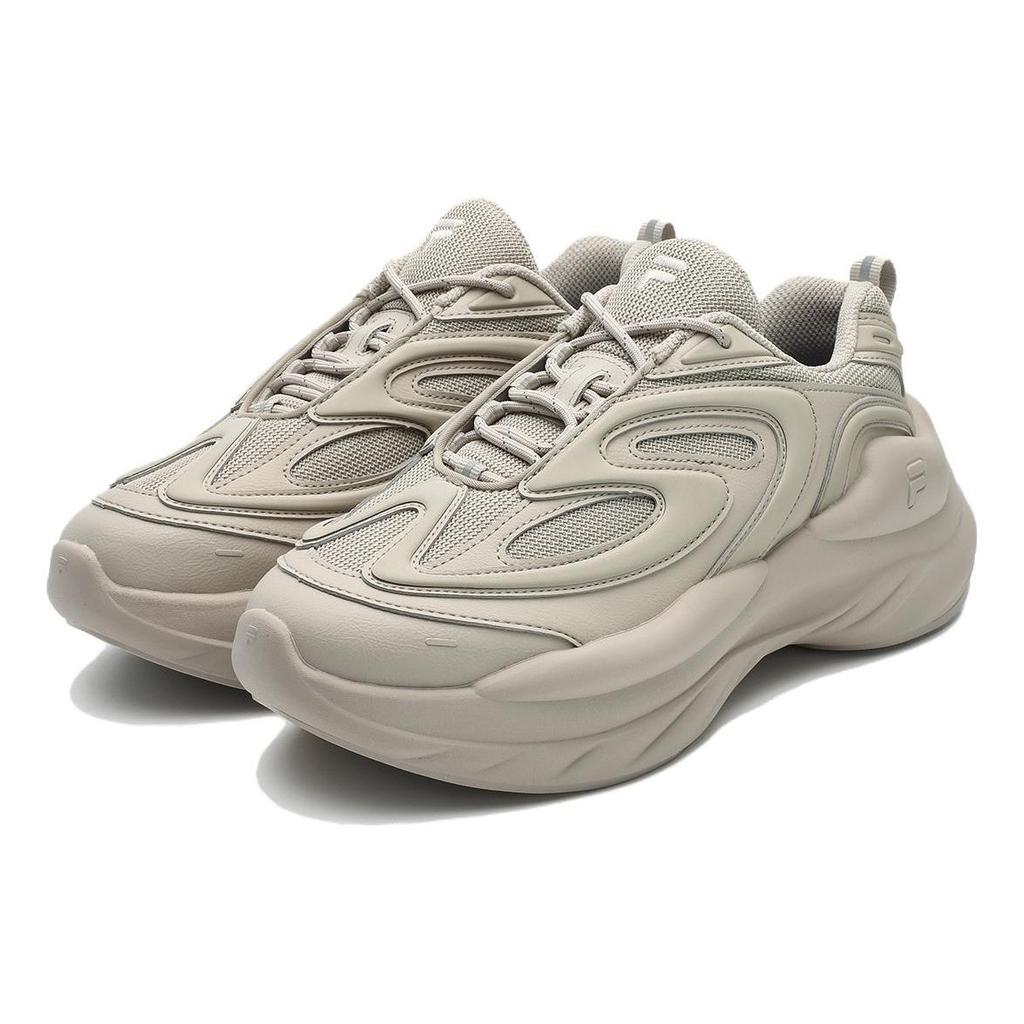 Fila Fusion Buzzard Meteor Shoes Comfortable Fashion Trend Waterproof Low Top Casual Shoes Women Sneaker Feather-Gray T12W341103FFA