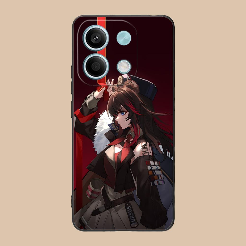 Arknights Zima Matte TPU Mobile Phone Case for POCO F8 F7 F6 F5 F4 F3 F2 Pro GT C75 C71 C65 C61 C40 Pro Ultra Colorful Cover