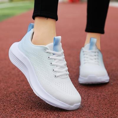 Women's Shoes Mesh Breathable Sports Shoes Casual Shoes Single Shoes Lightweight Student Running Shoes Soft-soled Travel Shoes