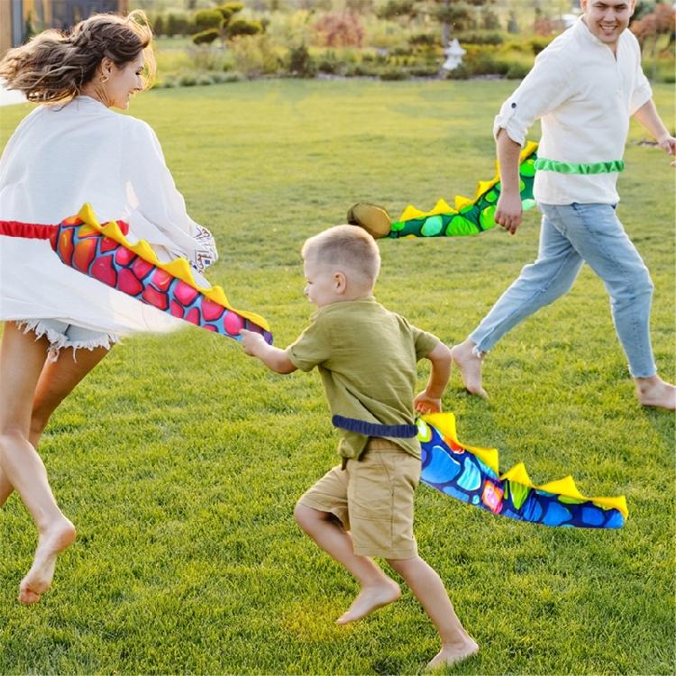 Dinosaur Tail Dinosaur Dress up Costume Accessories Adjustable Length Halloween Dress up Tail for Boy Girl Birthday