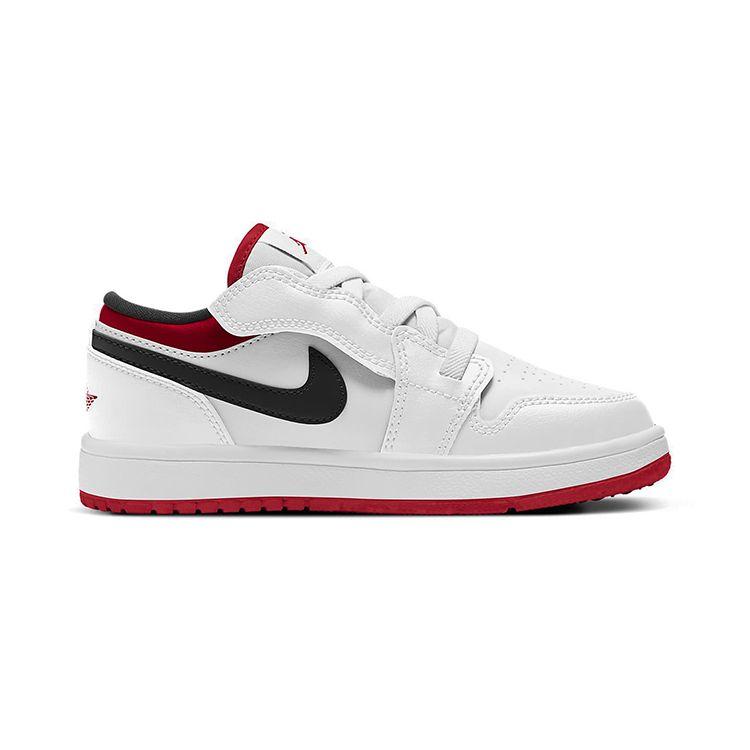 Air Jordan 1 Low ALT PS White Gym Red Kids Sneakers Black BQ6066-118