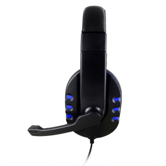 Earphone Soft Ear Pads Surround Sound Effect Breathable 3.5mm Wired Headphone with Mircophone Daily Use