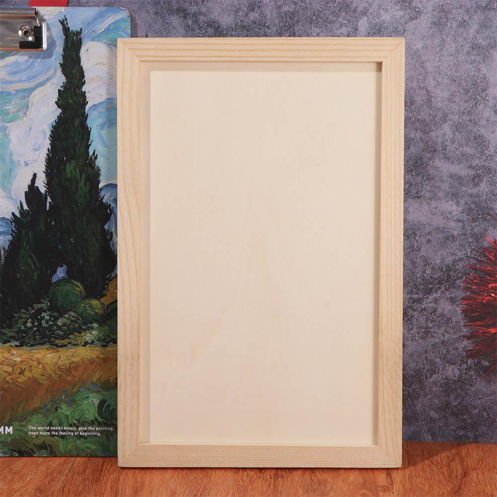 Art Puzzle Držák DIY Prázdné Hliněné Rámy Malování Kreslení Fotorámeček Dekorace