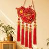 Delicated Red Wall Ornament Hanging Spring Festival Decor 2026 Lucky Pendants  Party Decor