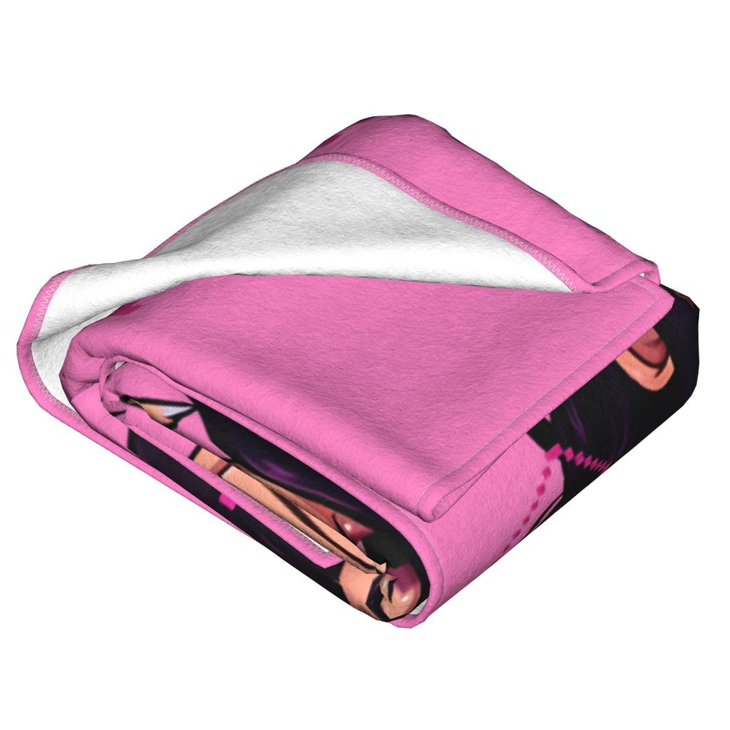 Zoey Kpop Demon Hunters Blankets  Fuzzy Vintage Breathable Throw Blankets for Bed Sofa Textile Decor