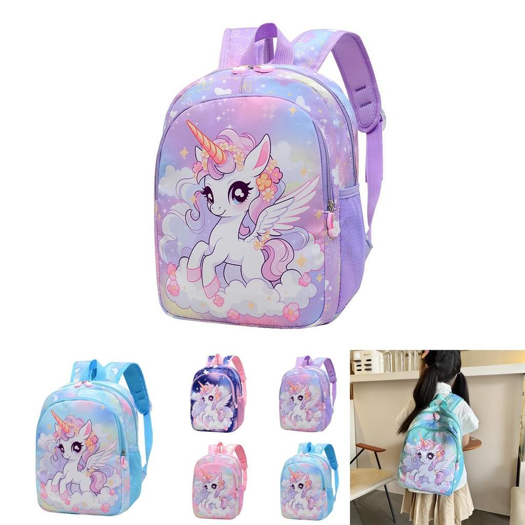 Unicorn Kids Backpack With Breathable Waterproof Oxford Fabric For School And Toddler Use