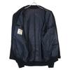 HERMES [Excellent Condition] Suede Zip-Up Bomber Jacket 48 NavyUsed