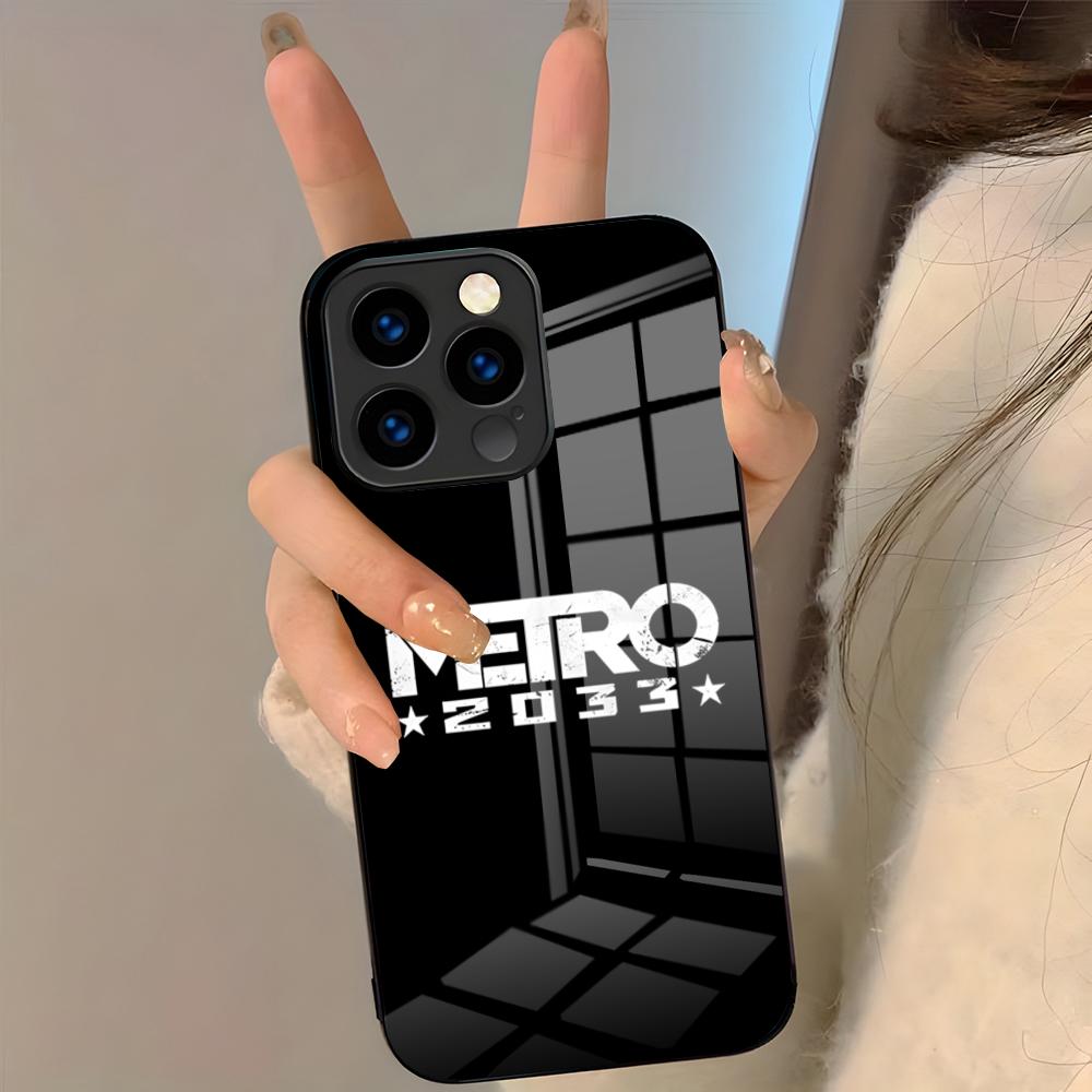 

Чехол для телефона Metro Exodus Video для IPhone 17 Pro Max 16 15 14 Pro Max 13 11 Plus Стеклянная крышка iPhone 12 Pro Max