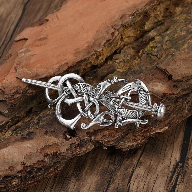 Viking Furong Hair Clip, Celtic Hair Clip, Norwegian Style Hair Accessories, Party Accessories, Birthday Gifts for Women