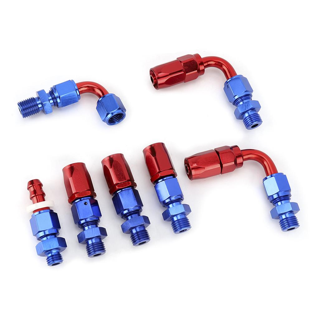 Universal Adjustable Car Fuel Pressure Regulator Kit W  Gauge 100PSI (Red+Silver)