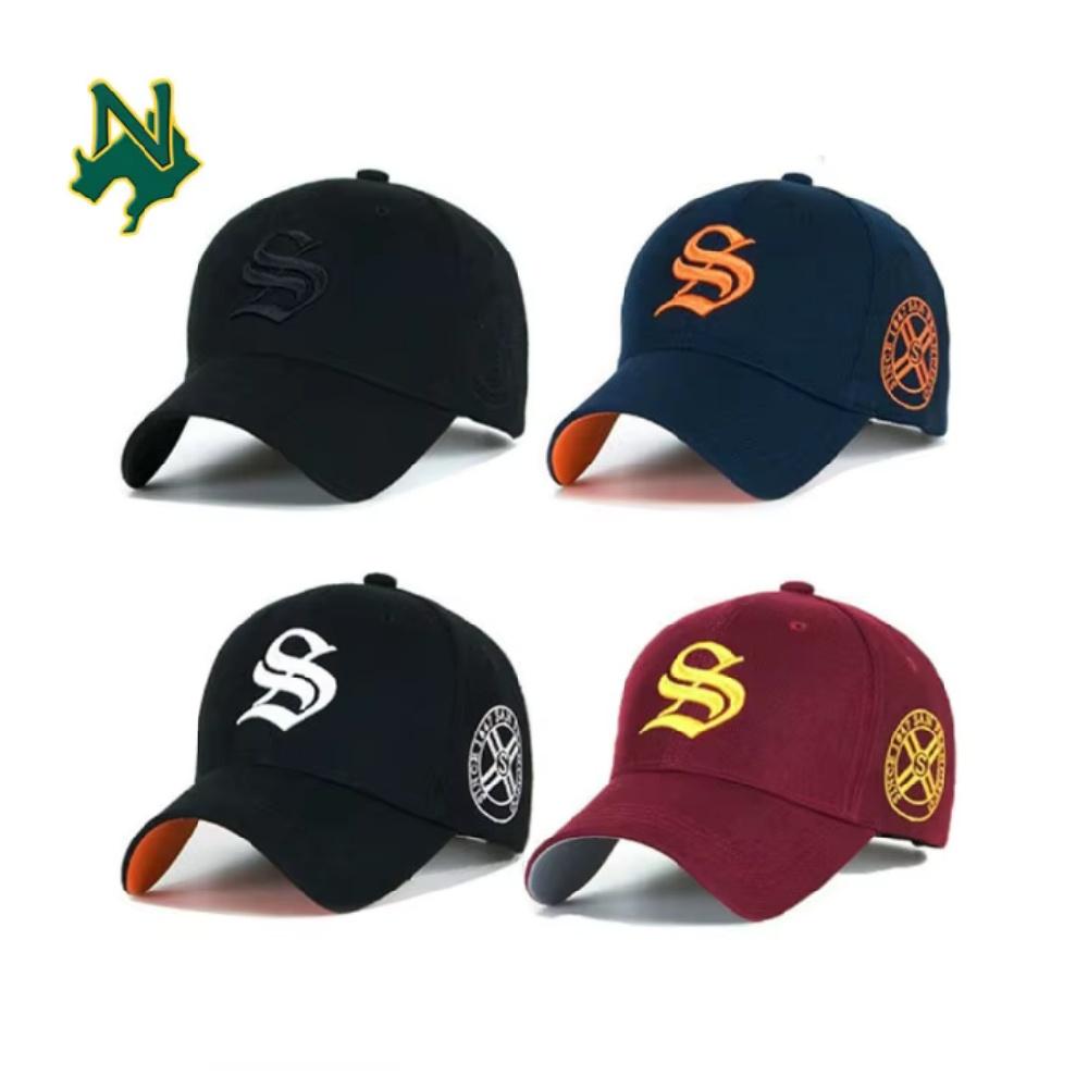Baseball Cap Promotional Baseball Cap Custom New Embroidered Red Baseball Era Cap Casquette Factory 58cm - 62cm чёрный