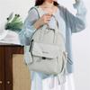 Lightweight Nylon Convertible Backpack Multi Pocket Tote with Detachable Small Purse Casual Daypack for Women Daily Travel