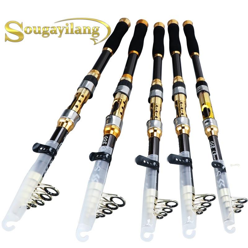 Wędka podróżna z włókna węglowego 99% Karp pstrągowy Przenośna wędka teleskopowa 2.1M2.4M2.7M3.0M3.6M