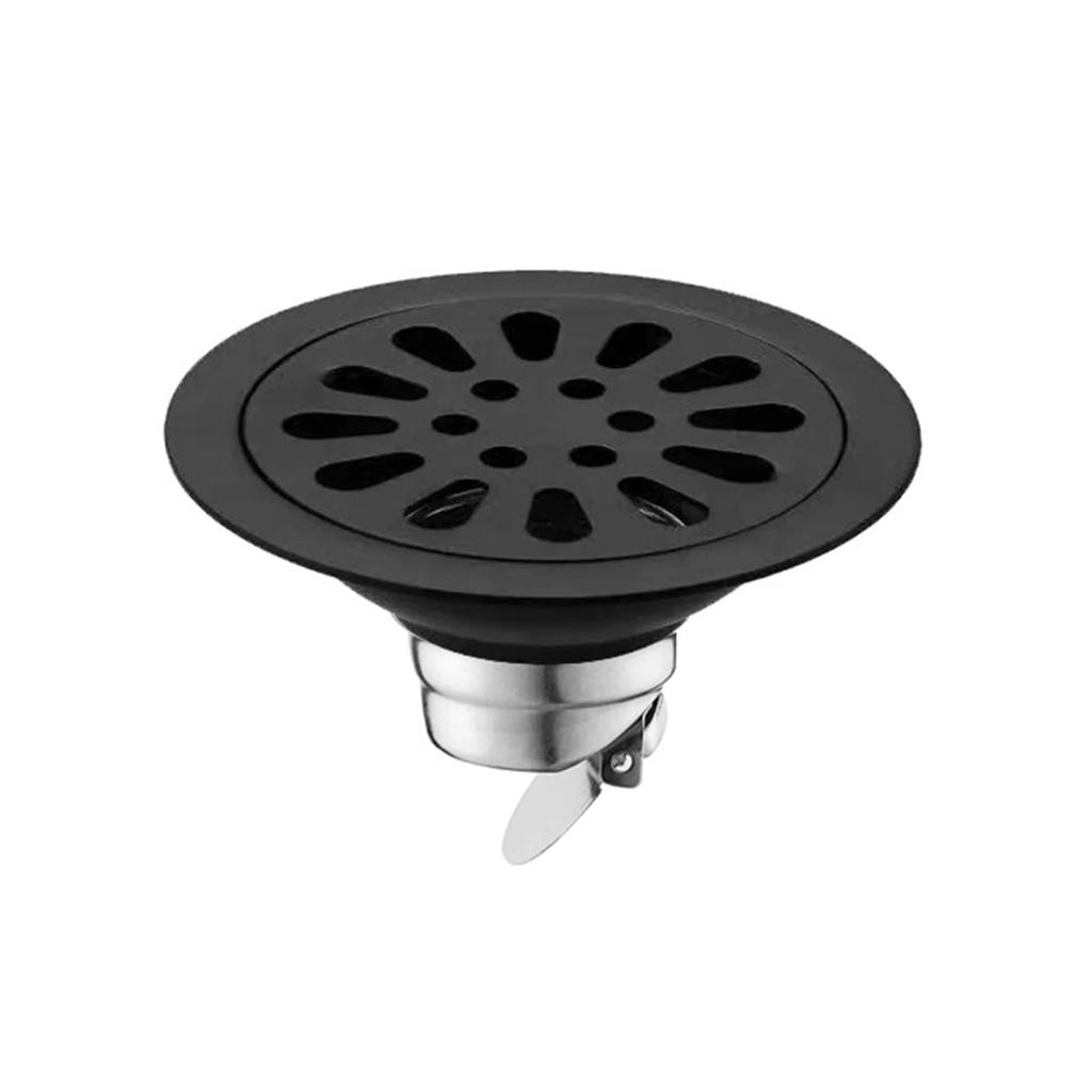 Shower Floor Drain Backflow Preventer For Bathrooms Kitchens Stainless Steel Odor-Control Self-sealing Watercloset Drain Value