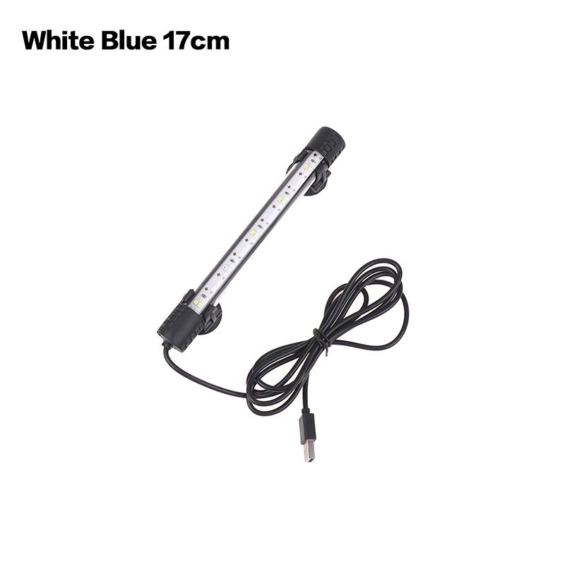 

1Pc 17-47CM USB Plug Aquarium Light LED Waterproof Fish Tank Light Underwater Lighting Submersible Lamp Plant Grow Lamp 110V EU Plug