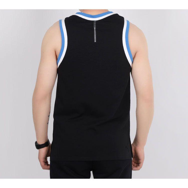Puma Fadeaway Casual Breathable Sports Basketball Vest Men tops Black 598745-01