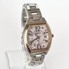Polished Seiko Lukia Excellent Pink Silver S2360 [Working Condition] Ladies' Watch, Radio-Controlled Solar, Condition, Dial, Gold