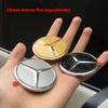 For Mercedes Benz 52mm 57mm Solid 3D & Flat Star Cap Cover Badge Nickle Car Emblem for Mercedes Benz Steering Wheel Center Logo
