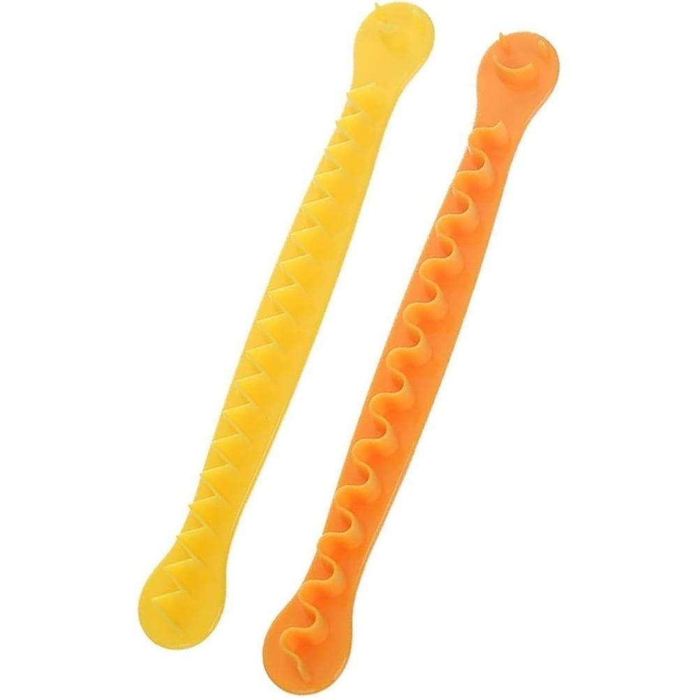 

2 шт./набор Легко захватываемые фигурные резаки для яиц Резак для фаршированных яиц пополам для яиц вкрутую