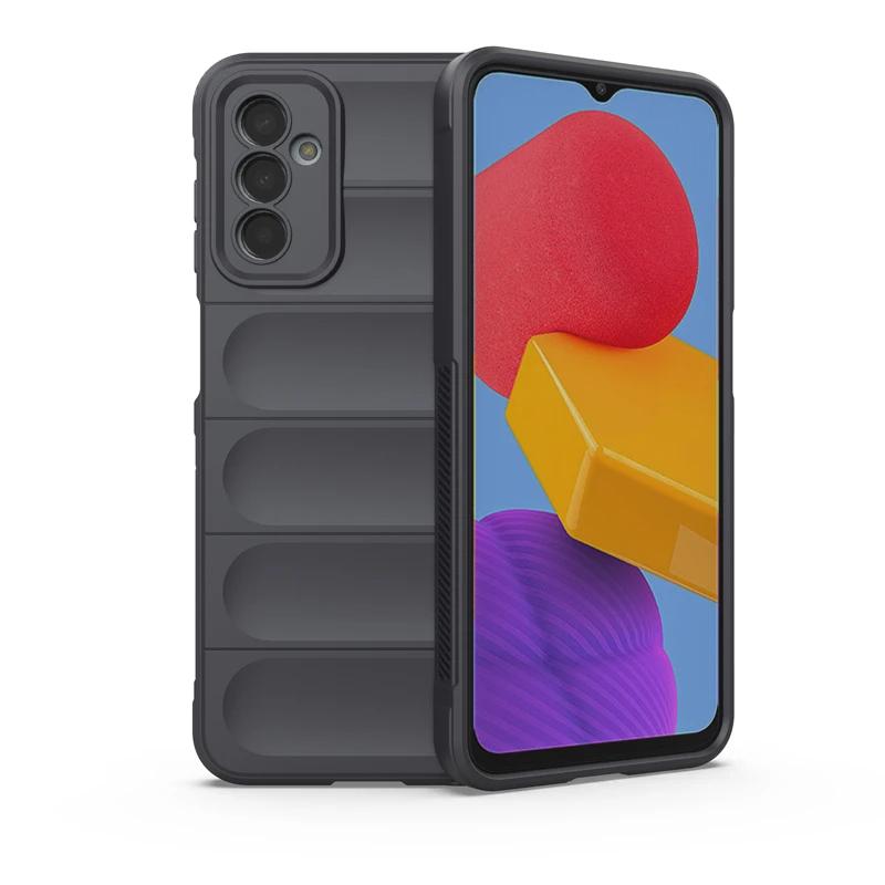 For Samsung Galaxy M13 M32 M12 4G Back Cover Phone Case Liquid Silicone Anti-fall Shockproof Armor Coque Cases