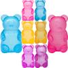 New Colourful Cute Bear Squeeze Toy Creative Toys Soft Simulated Transparent Slow-rebound Decompression Toy