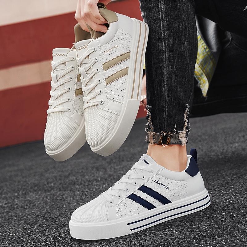 Mode CYYTL Herrskor Sneakers Casual Läder Sommar Skateboard Tennis Lyxig Designer Utomhus Sport Löpning Platå Vandring Loafers