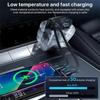 120W Retractable Car Charger 4 In 1 USB C Fast Charging Car Socket Charger Adapter