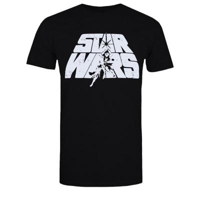 Camiseta masculina de algodão com logotipo retrô