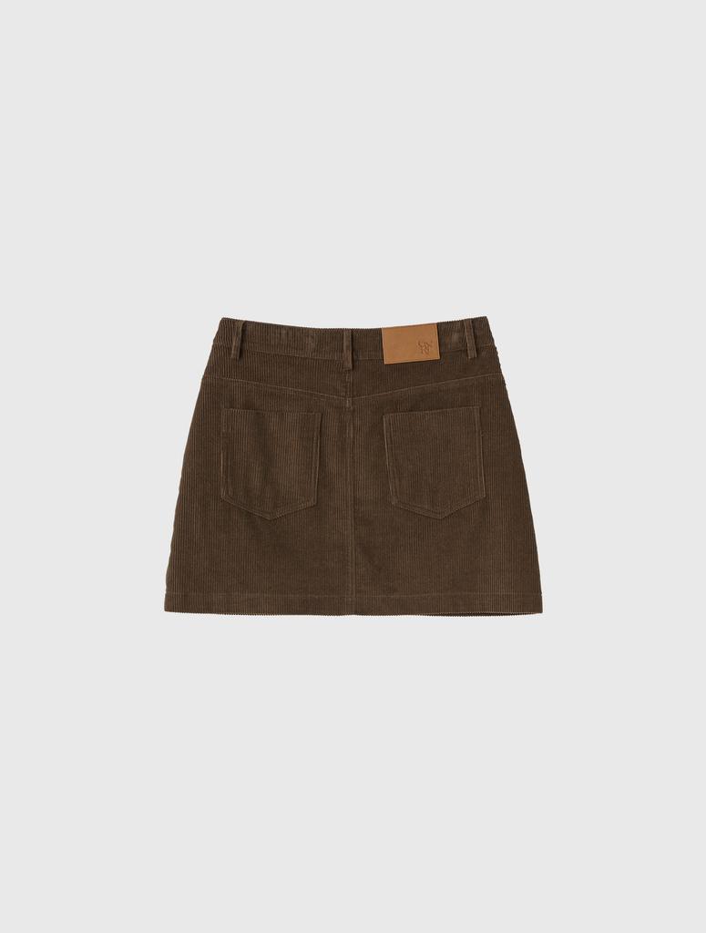 General Idea Corduroy Miniskirt [Brown] / Wbd4L13511